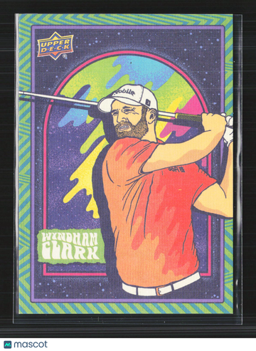 2026 Upper Deck Golf Brushstrokes Wyndham Clark #B-WC