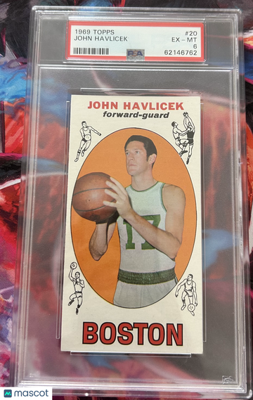 1969 Topps John Havlicek #20 PSA 6