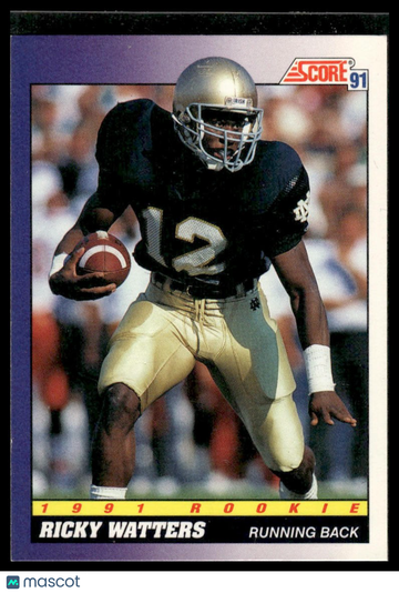 1991 Score Ricky Watters #575 RC
