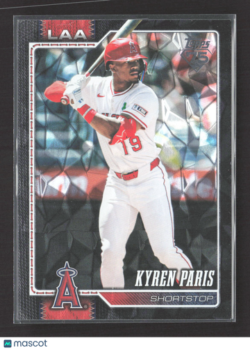 2024 Topps Series Two Kyren Paris #378 Black Crackle /