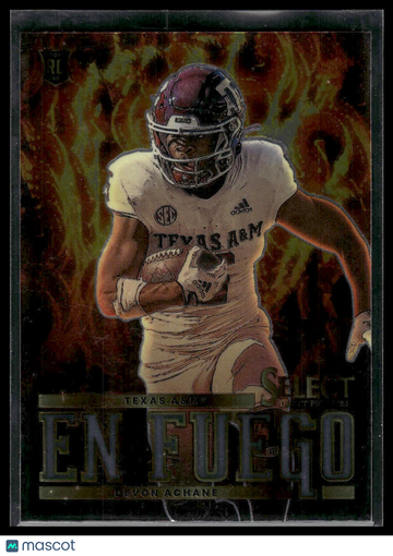 2023 Panini Select Draft Picks De'Von Achane #EF-DA En Fuego