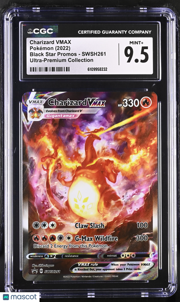 2022 Pokemon Black Star Promos Charizard VMAX Ultra-Premium Collection CGC 9.5 #SWSH261
