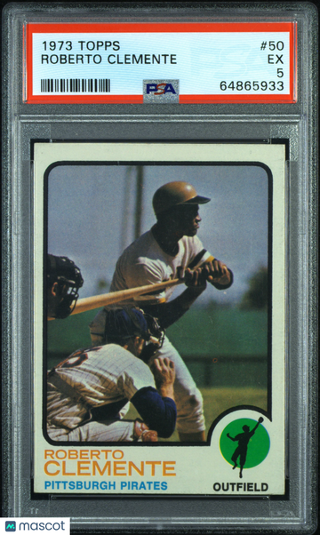 1973 Topps Roberto Clemente #50 PSA 5