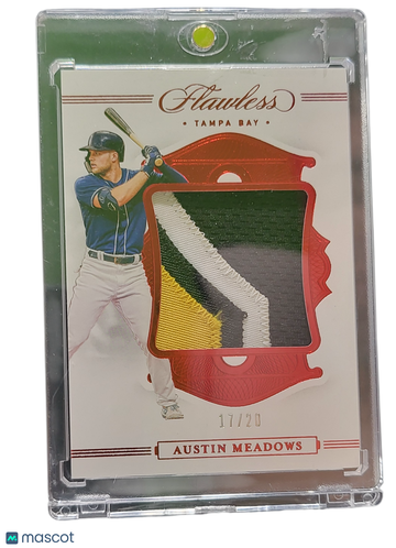 2020 Panini Flawless Baseball Austin Meadows #P-AM /20 Patch Memorabilia