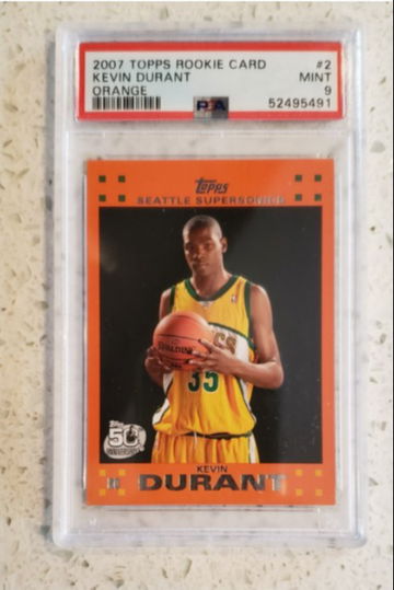 2007 Topps Orange Kevin Durant Rookie RC 