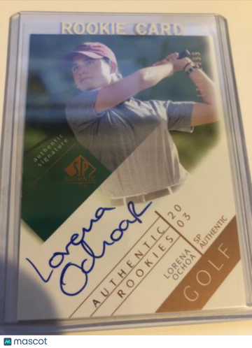 2003 SP Authentic (Golf) Lorena Ochoa Rookie