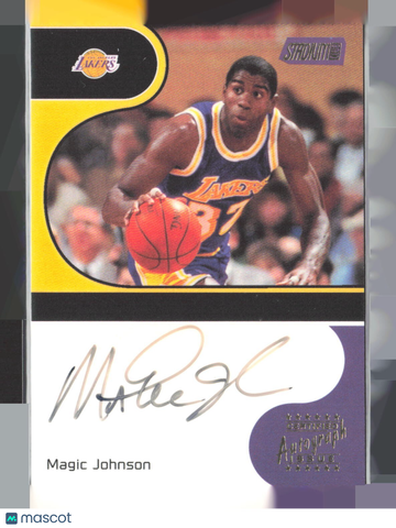 2001 Magic Johnson Signatures Topps