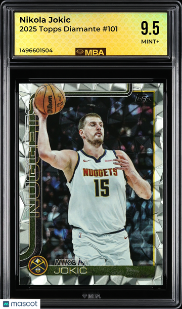 2025 Topps Nikola Jokic #101 Diamante MBA 9.5