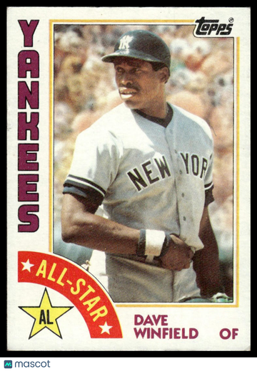 1984 Topps Dave Winfield #402