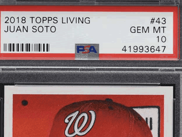 2018 Topps Living Juan Soto #43 PSA 10