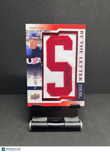 2009 GERRIT COLE BY THE LETTER TEAM USA AUTO /100