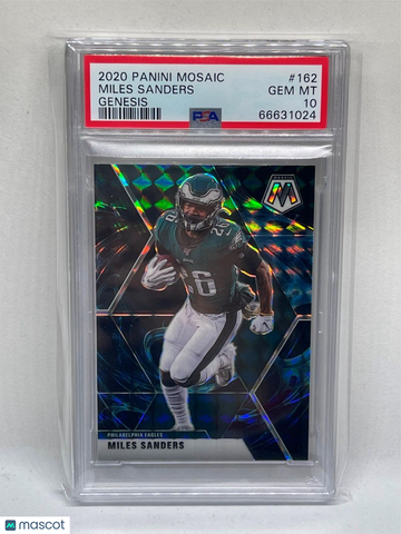 2020 Panini Mosaic Miles Sanders #162 Genesis PSA 10