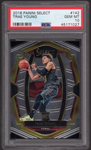 Trae Young 2018 Select #142 PSA 10