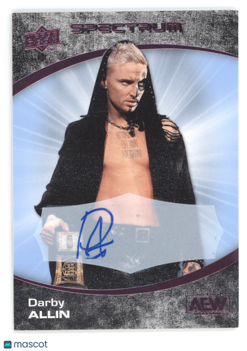 2021 Upper Deck AEW Spectrum Autographs Darby Allin #22 /5
