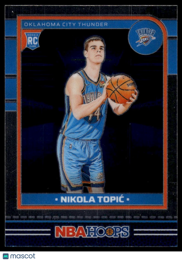 2024-25 Hoops Nikola Topic #242 Premium Prizms Silver RC