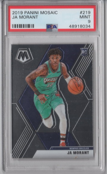 2019 Mosaic Ja Morant PSA 9