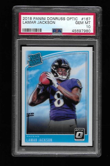 2018 DONRUSS OPTIC LAMAR JACKSON