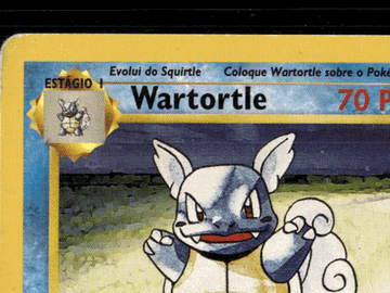 1999 Base Set Wartortle Uncommon Portuguese #42/102
