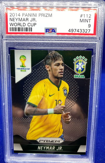 2014 Prizm World Cup Neymar Jr. Rookie RC #112 PSA 9 MINT