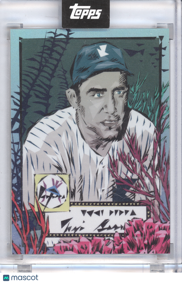 2022 Topps X Naturel 1952 Yogi Berra #A-2 Encased Art /25