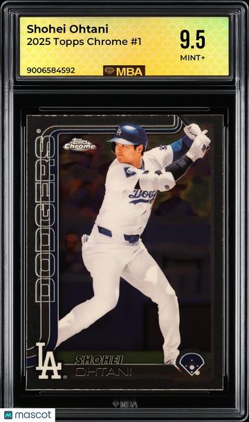 2025 Topps Chrome Shohei Ohtani #1 MBA 9.5