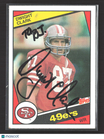 1984 Topps Dwight Clark #351