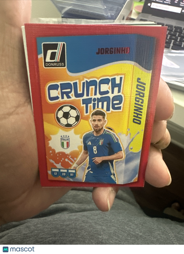 2024-25 Panini Donruss Soccer Crunch Time Jorginho #2 Red