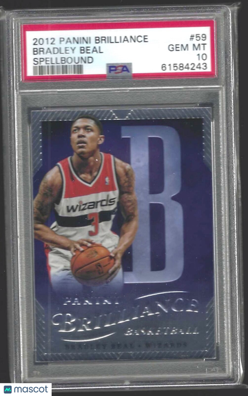 2012 Panini Brilliance Spellbound Bradley Beal #59 PSA 9