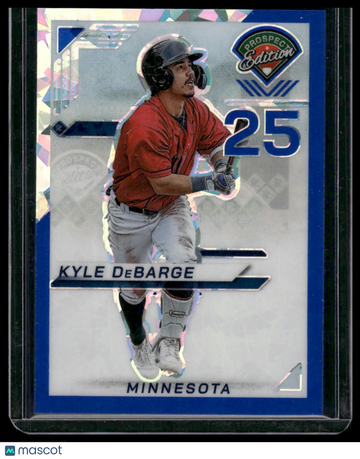 2025 Panini Prospect Edition Prizm Kyle DeBarge #92 Blue Ice /299
