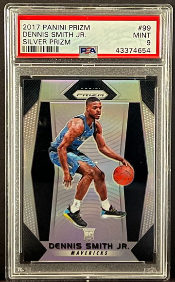 2017-18 Dennis Smith Jr. Panini Prizm Silver PSA 9 Mint #99
