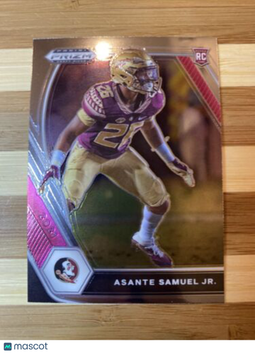 🔥2021 Prizm Draft Picks Asante Samuel Jr. Rookie #111 Chargers Playoff Legend