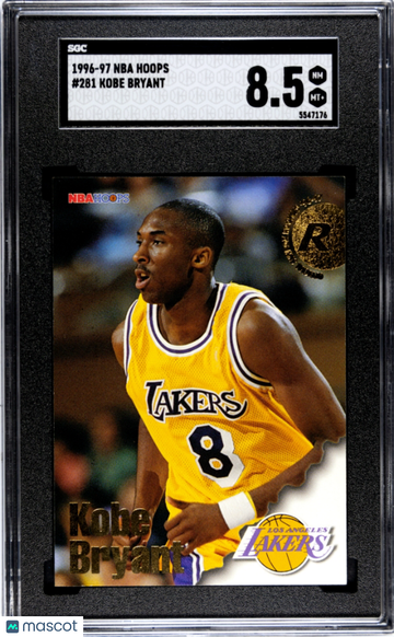 1996 Nba Hoops Kobe Bryant #281 SGC 8.5