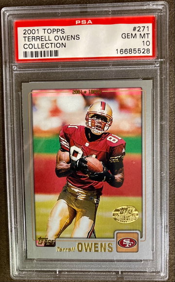 2001 Topps Terrell Owens Collection #271 PSA 10 *Pop 5*