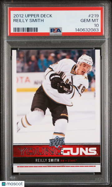 2012-13 Upper Deck Reilly Smith #219 Young Guns Rookie PSA 10