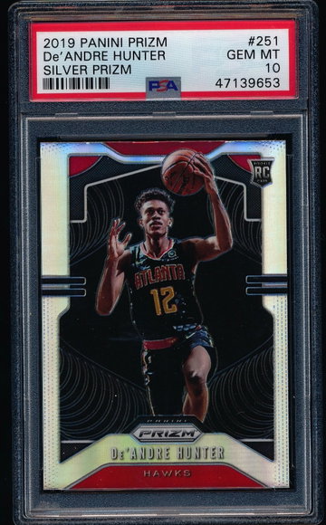 De’Andre Hunter 2019 Prizm Silver RC