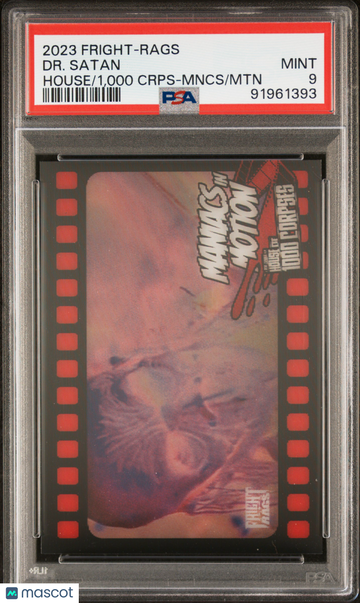 2023 Fright-Rags House Of 1,000 Corpses Maniacs In Motion DR. Satan PSA 9