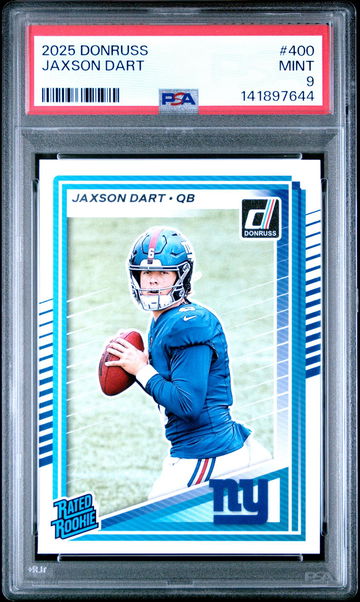 2025 Donruss Rated Rookie Jaxson Dart #400 PSA 9