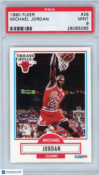 1990 Fleer Michael Jordan #26 PSA 9