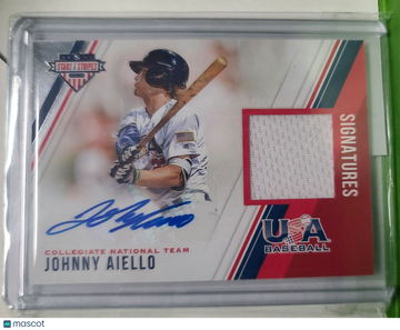 2018 Baseball Stars & Stripes Johnny Aiello #11 Stars and Stripes Signatures AU,SN,MEM