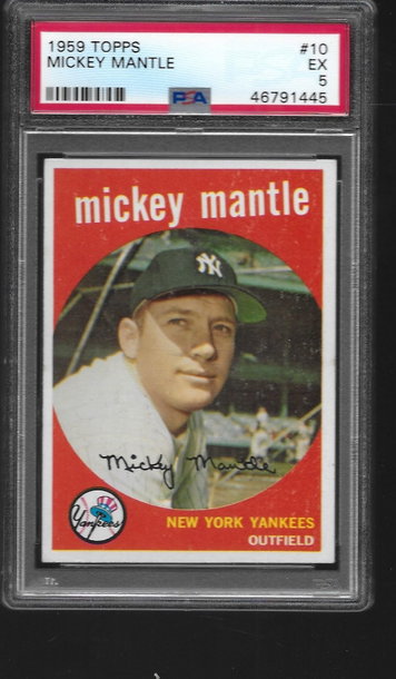 1959 Topps Mickey Mnatle