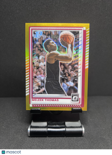 2025 DONRUSS MELEEK THOMAS OPTIC GOLD /10 PRIZM 1ST PROSPECT RC