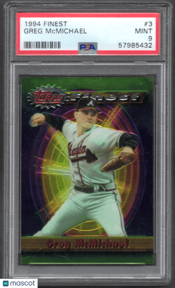 1994 Finest Greg Mcmichael #3 PSA 9