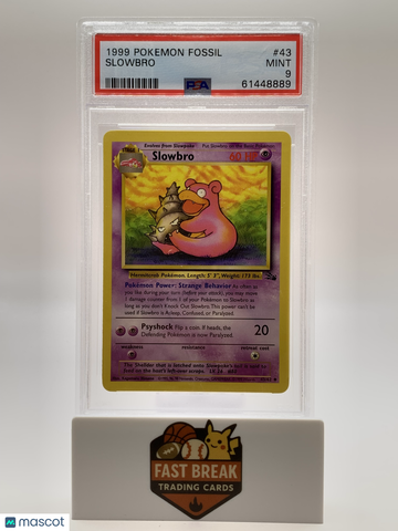 1999 Pokemon Fossil Slowbro PSA 9 #43