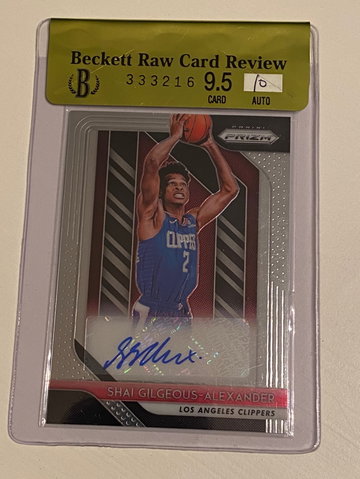 2018-19 Prizm Shai Gilgeous-Alexander
