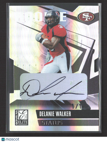 2006 Donruss Elite Status Delanie Walker #136 Gold /1