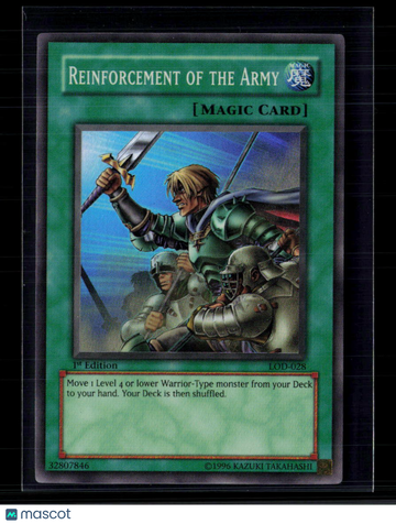 2003 Yu-Gi-Oh! Legacy of Darkness Reinforcement of the Army 1st Edition