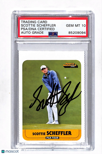 2022 Sports Illustrated Kids Scottie Scheffler #1026 PSA 10 Auto