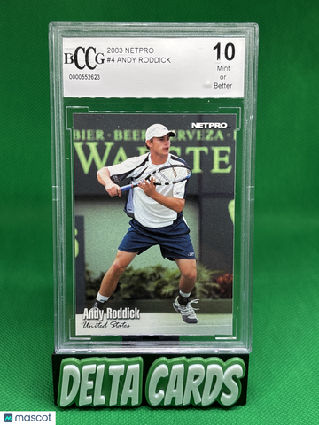 2003 Netpro Andy Roddick #4 BCCG 10