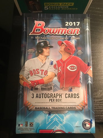 2017 bowman jumbo baseball box has acuna first autos!