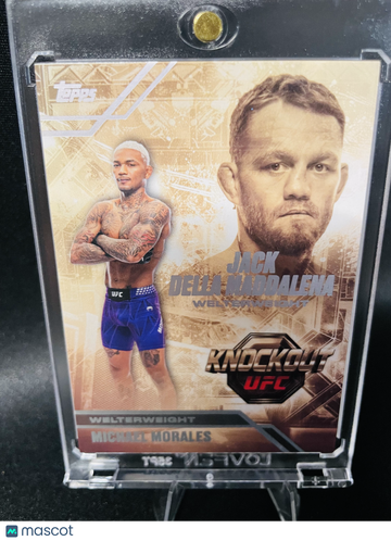 2026 Topps Knockout UFC Octagon Successors Michael Morales Jack Della Maddalena #OS-15